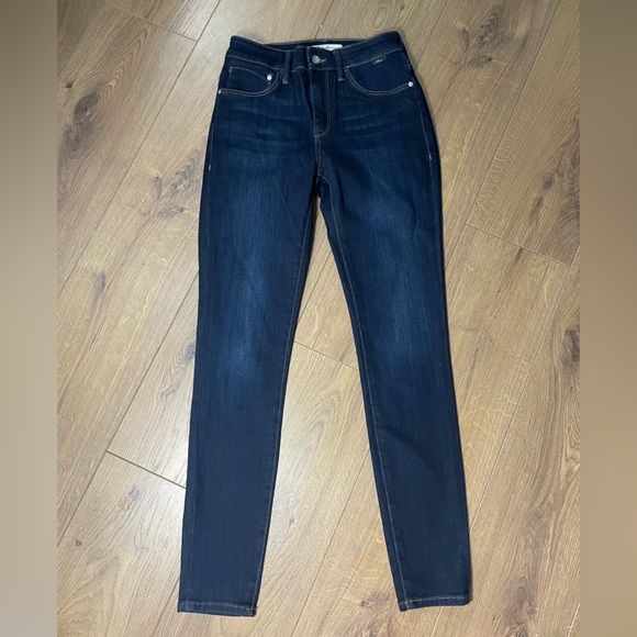 Mavi Jeans Tess Skinny High Rise Stretchy Pants Dark Wash Like New 27”x29” - Picture 3 of 5